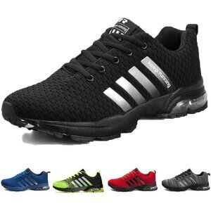 Men Running Shoes Lightweight Breathable Sneakers Casual Athletic Walking Shoes